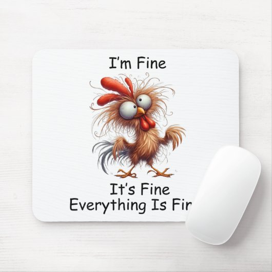 チキン熱狂するよ素晴らし全てフィ素晴らしン マウスパッド (マウス)