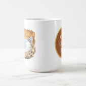 チキン熱狂するレディーアッド文字 コーヒーマグカップ (中央)