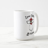 チキン熱狂するレディ反社会的農家ファーム鶏 コーヒーマグカップ (正面右)