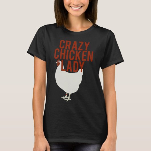 チキン熱狂するレディ61 Tシャツ (正面)