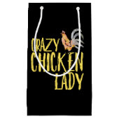 チキン熱狂するレディ スモールペーパーバッグ (正面)