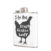 チキン熱狂するレディ フラスク (左)
