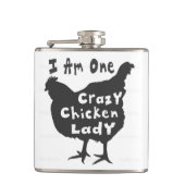 チキン熱狂するレディ フラスク (正面)