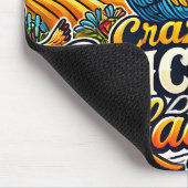 チキン熱狂するレディ マウスパッド (コーナー)