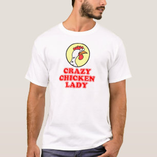 チキン熱狂するレディ Tシャツ