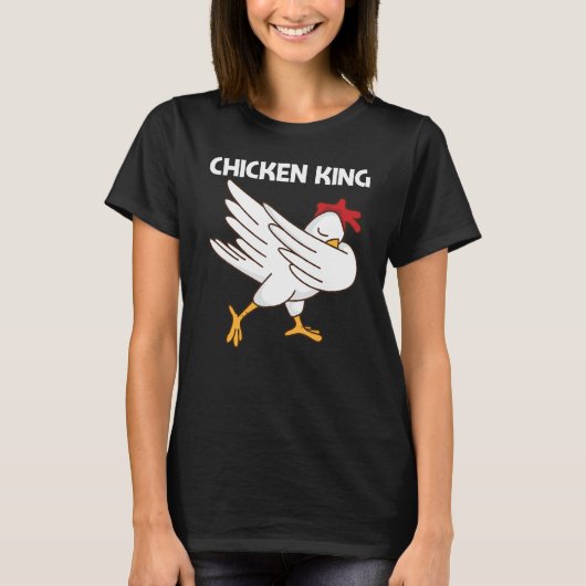 チキン男性へパパ鶏の卵 Tシャツ (正面)