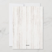 チキン素朴おもしろいカントリー・クリスマス シーズンカード (裏面)