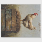 チキン素朴とネストデクページ ラッピングペーパー (フラット)