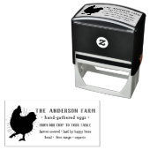 チキン素朴とハンドタ書イプ | Fresh Eggs セルフインキングスタンプ (インサイチュ)