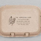 チキン素朴とハンドタ書イプ | Fresh Eggs セルフインキングスタンプ