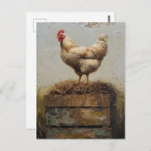 チキン素朴と巣 ポストカード (正面/裏面)