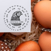 チキン素朴ファミリーフ⎢ァームタッグ日付スタンプ ラバースタンプ