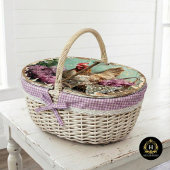 チキン素朴薄紫花レースのデコページ 薄葉紙