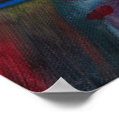 チキン絵を描 ポスター (角)