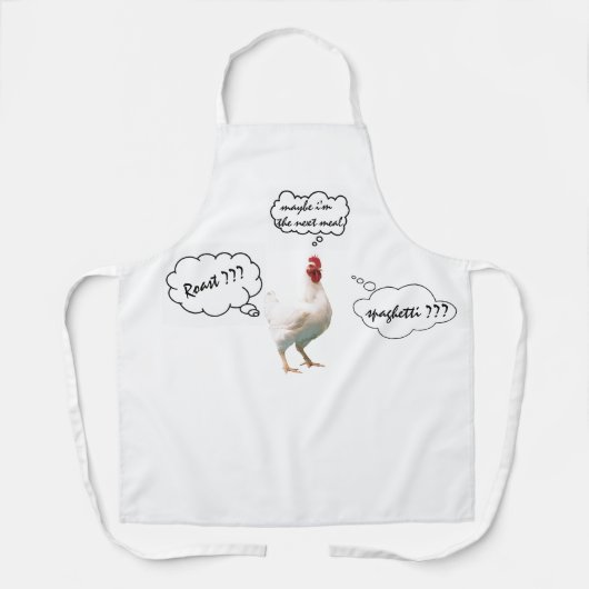 チキン考え エプロン (正面)