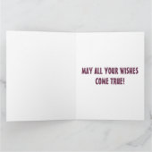 チキン誕生日 カード (内部)