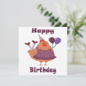 チキン誕生日 シーズンカード (スタンド正面)