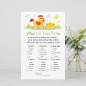 チキン財布ゲームの赤ちゃんシャワーに何がある (スタンド正面)