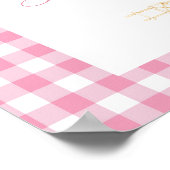 チキン赤ちゃんシャワー歓迎ポスター ポスター (角)