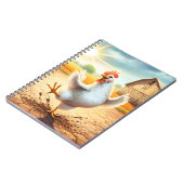 チキン踊りイン納屋周囲の庭 ノートブック (左側)