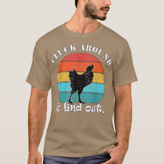 チキン農家クのまわりにック&検索 Tシャツ