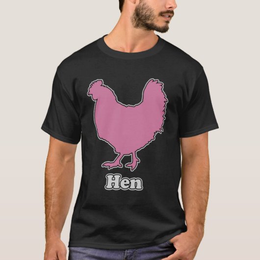 チキン農家大好きチキンカップル Tシャツ (正面)