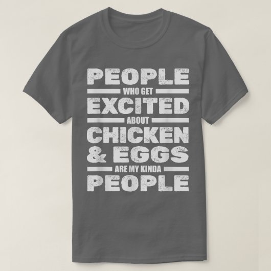 チキン農業チキンエッグロースターチキンファーム Tシャツ (デザイン正面)