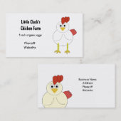 チキン農業 名刺 (正面/裏面)