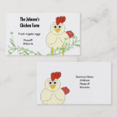 チキン農業 名刺 (正面/裏面)