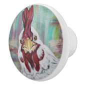 チキン間抜けファームハウスドロワープル セラミックノブ (右)