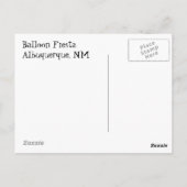 チキン飛んでいる ポストカード (裏面)