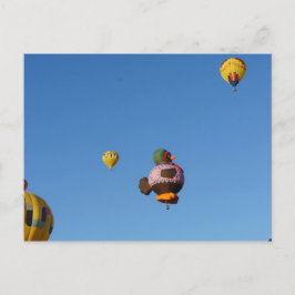 チキン飛んでいる ポストカード