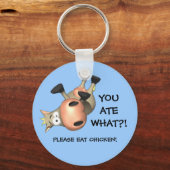 チキン食べグして! キーホルダー (正面)