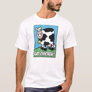 チキン食べ! Tシャツ