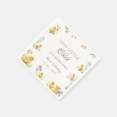 チキン1歳の誕生日このシックは1人の誕生日 スタンダードカクテルナプキン (角)