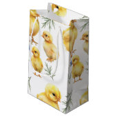 チキン1th誕生日ファーム動物誕生日 スモールペーパーバッグ (裏面アングル)