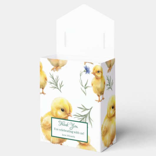 チキン1th誕生日ファーム動物誕生日 フェイバーボックス (オープン)