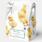 チキン1th誕生日ファーム動物誕生日 フェイバーボックス (見開き)