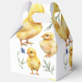 チキン1th誕生日ファーム動物誕生日 フェイバーボックス (裏面)