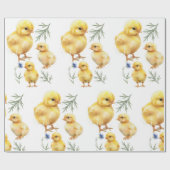 チキン1th誕生日ファーム動物誕生日 ラッピングペーパー (フラット)