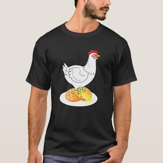 チキン・アンド・ワッフルズ Tシャツ (正面)
