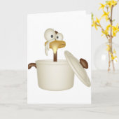 チキン・イン・スープ・グリーティング・カード カード (黄色い花)