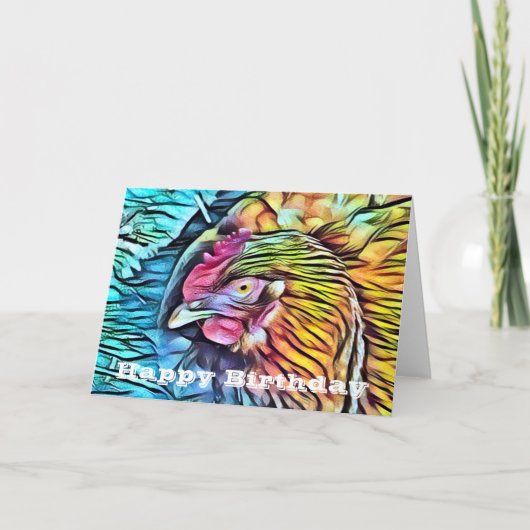 チキン カード (正面)