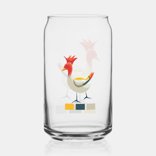 チキン ガラス缶 (裏面)