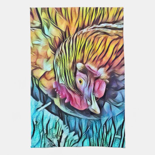 チキン キッチンタオル (縦)