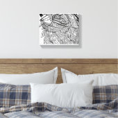 チキン キャンバスプリント (インサイチュ (寝室))