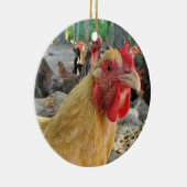 チキン セラミックオーナメント (右)