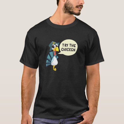 チキン・ターキー・感謝祭・ホリデー Tシャツ (正面)