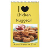 チキン・ナゲットのカレンダー2018年 カレンダー (カバー)