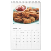 チキン・ナゲットのカレンダー2018年 カレンダー (2月 2027)